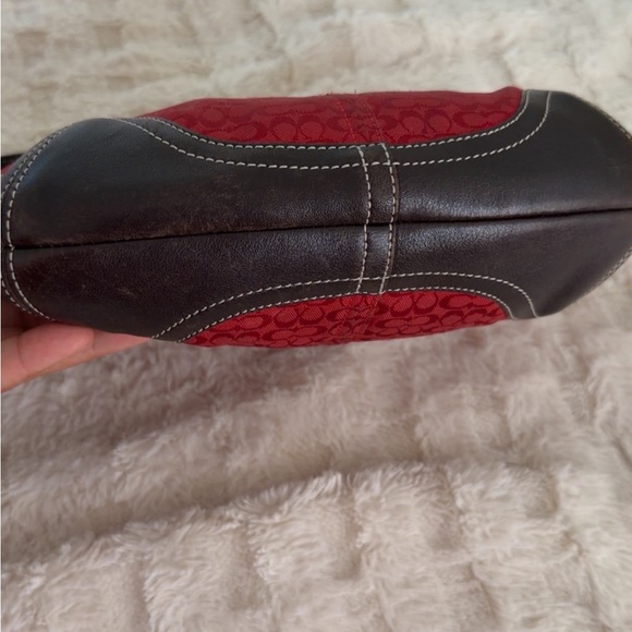 Coach Red and Brown Women's Bag - Picture 16 of 16